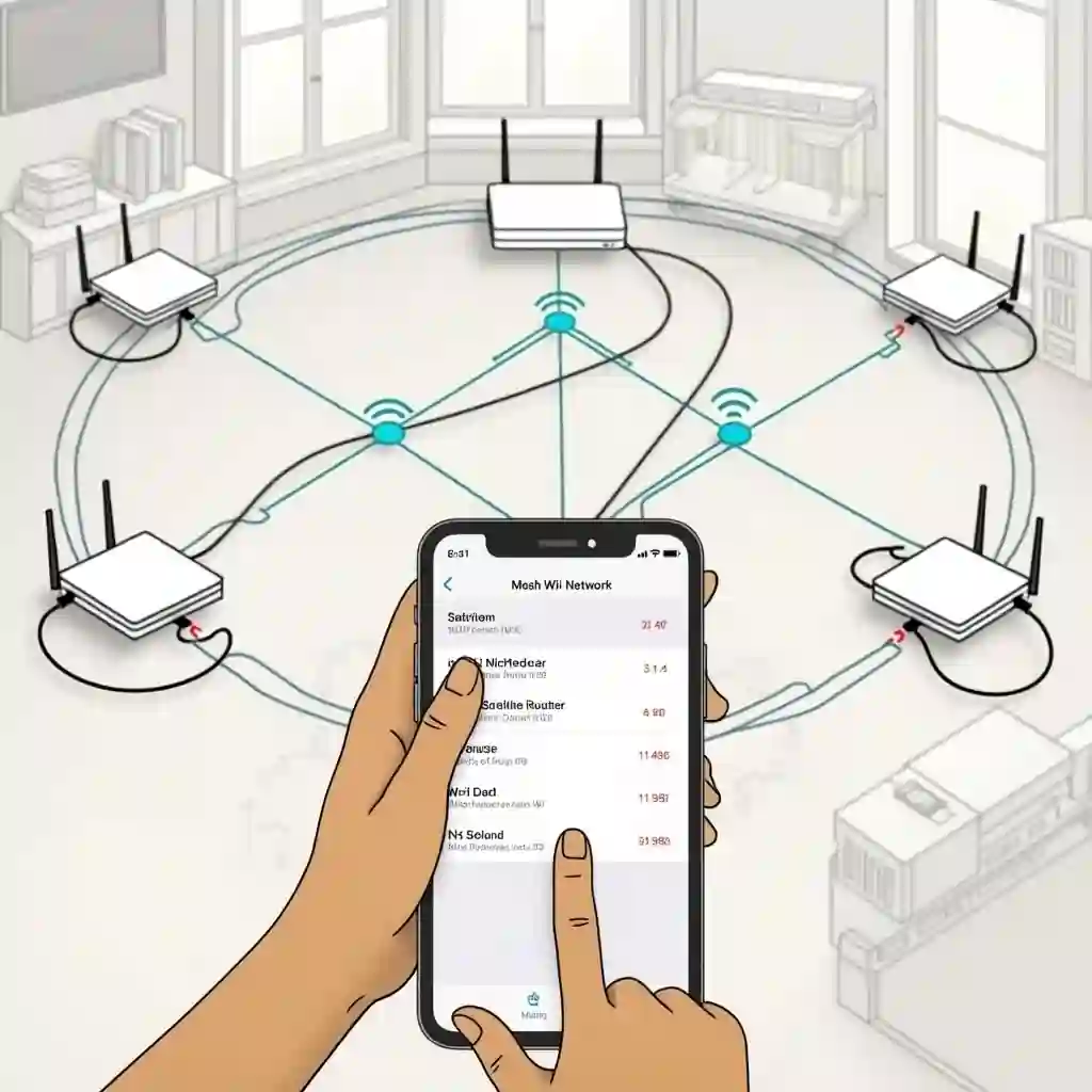 how to set up mesh WiFi at home