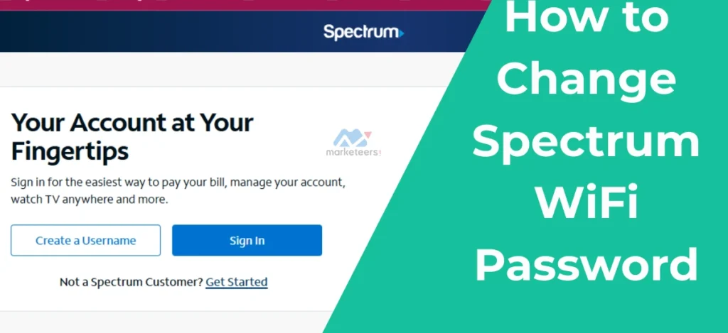 How to change spectrum wifi password