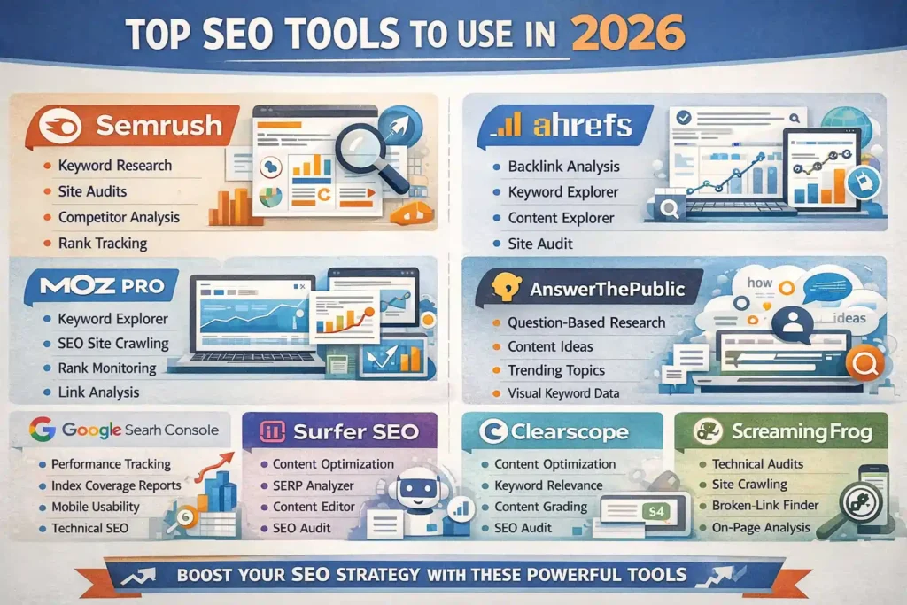 top SEO tools to use
