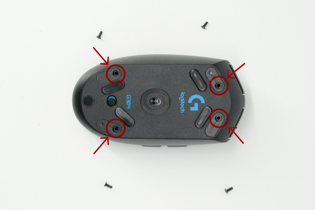 HOW TO DISASSEMBLE THE G304 OR G305