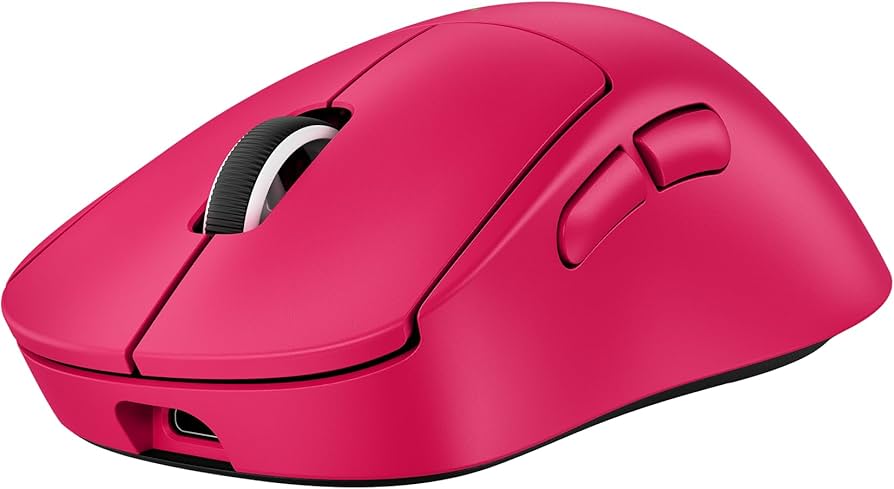 Amazon.com: Logitech G PRO X Superlight 2 Wireless Gaming Mouse, 60g Pro-Grade  with 5 Programmable Buttons, 44k DPI Sensor, 8kHz Report Rate, USB-C  Charging for PC/Mac - Magenta : Video Games