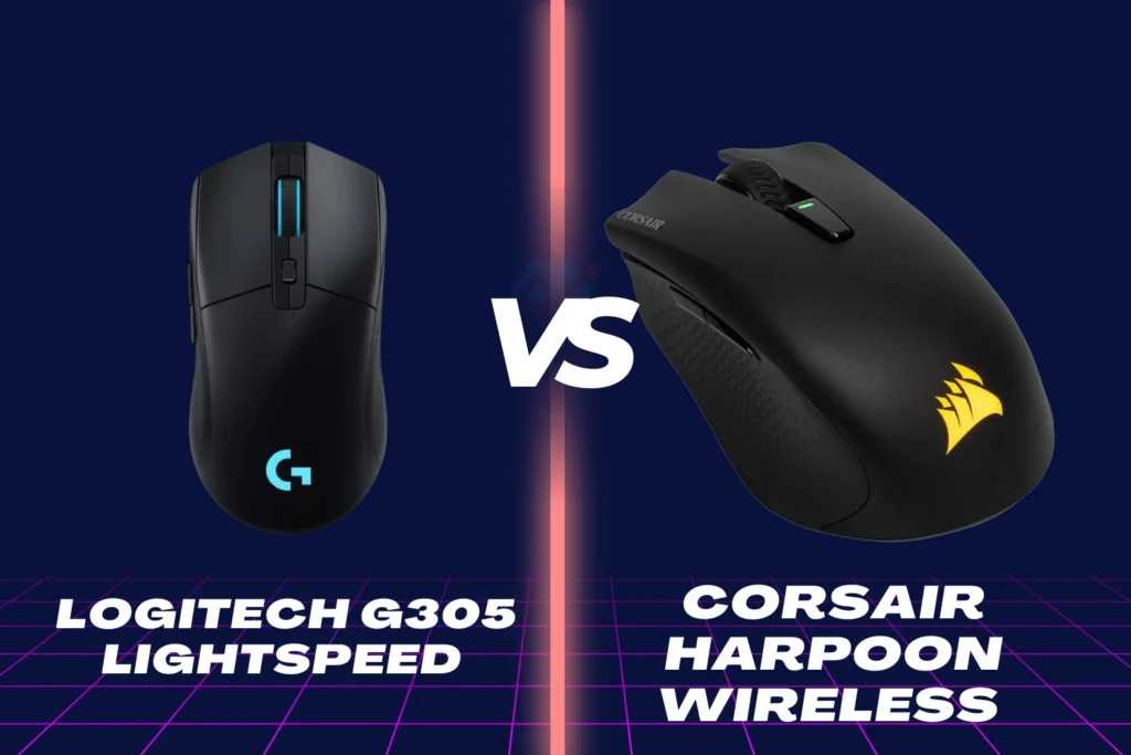 Logitech G305 Lightspeed vs Corsair Harpoon
