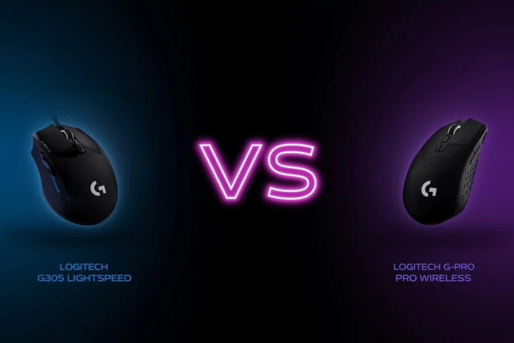 Logitech G305 Lightspeed vs Logitech G Pro