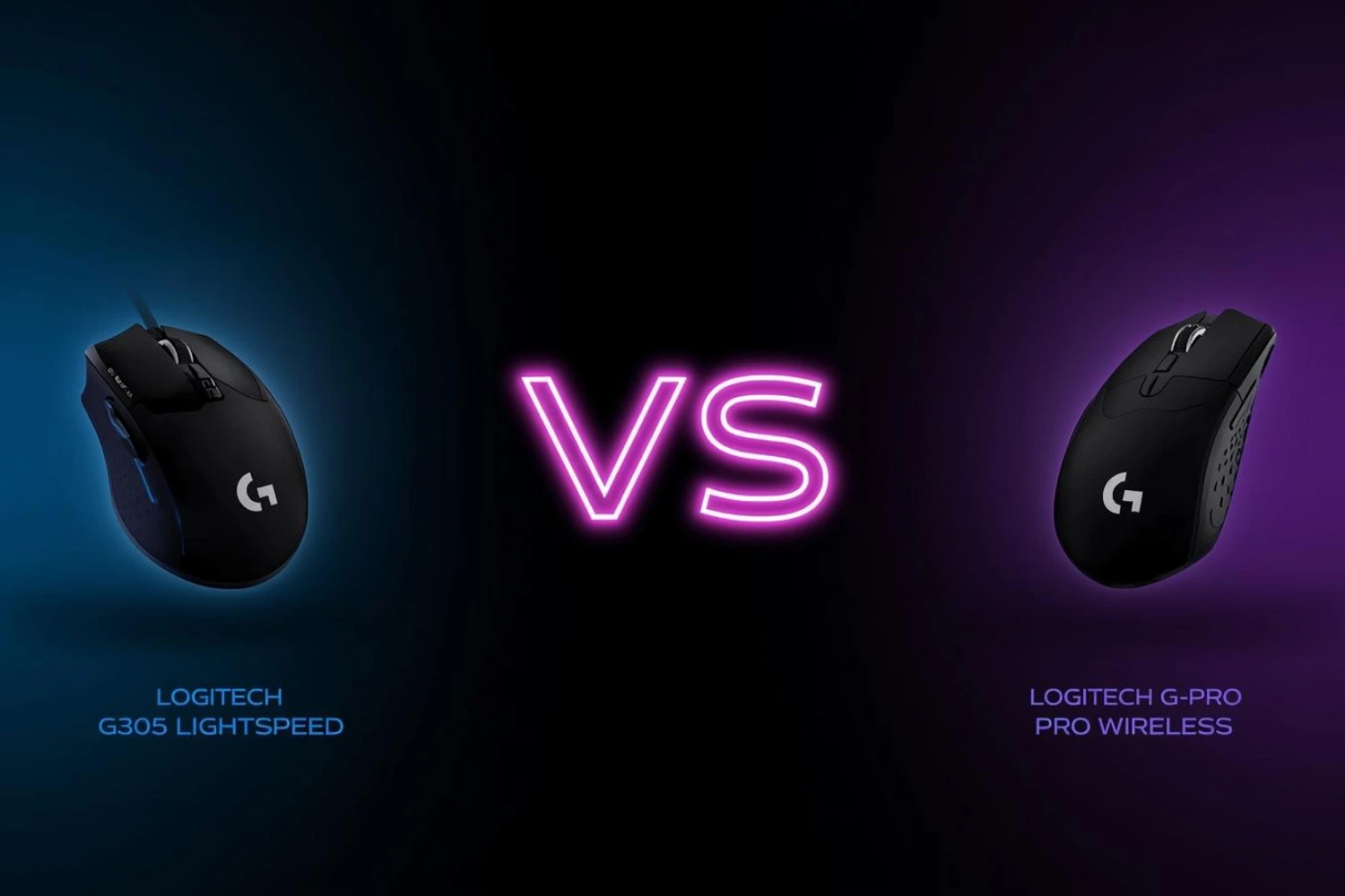 Logitech G305 Lightspeed vs Logitech G Pro