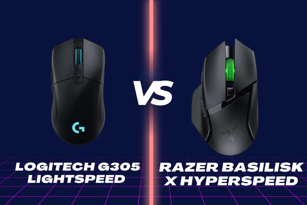 Logitech G305 Lightspeed vs Razer Basilisk X