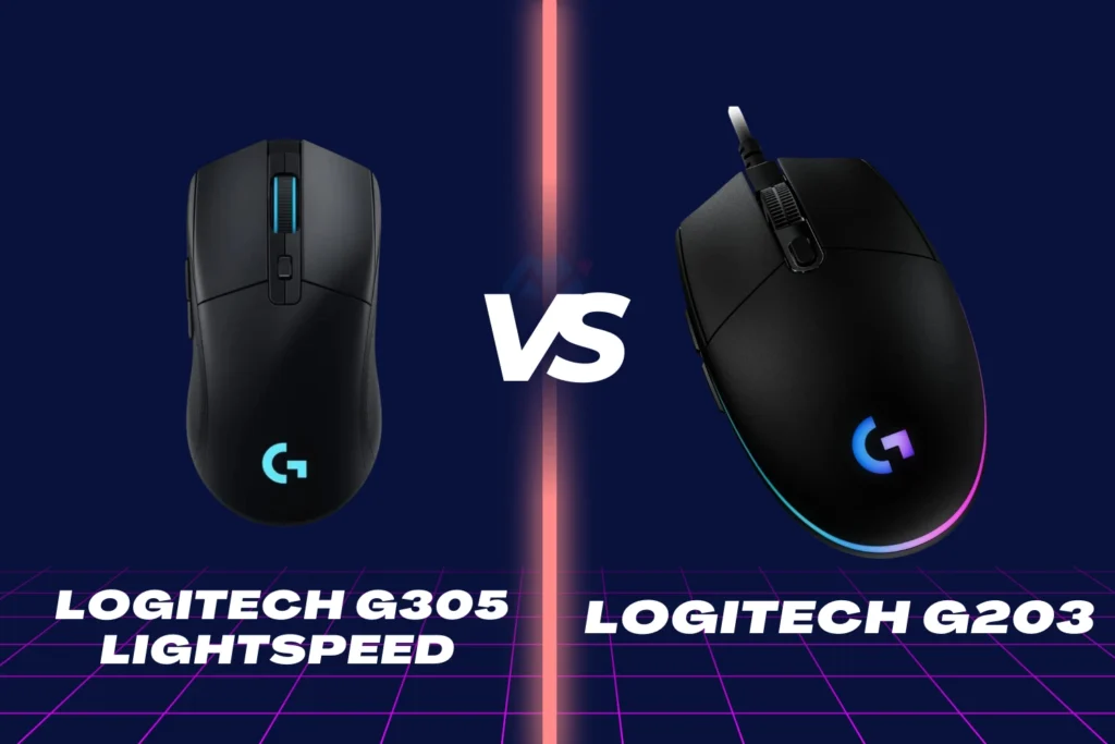 Logitech G305 vs Logitech G203
